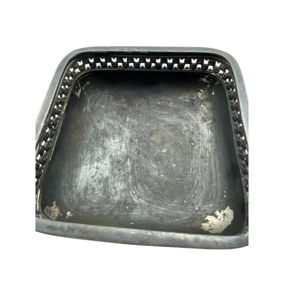 Antique Meriden B Company Quadruple Plated Silver Tone Bowl Candy Trinket Dish - Picture 9 of 16